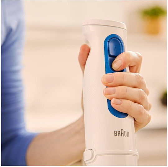 Braun MultiQuick 3 Blender de Mână cu Tijă din Inox 900W Alb