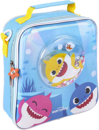 Cerda Baby Shark Geantă De Prânz Școlară De Mână Albastră Baby Shark 22x8x23cm