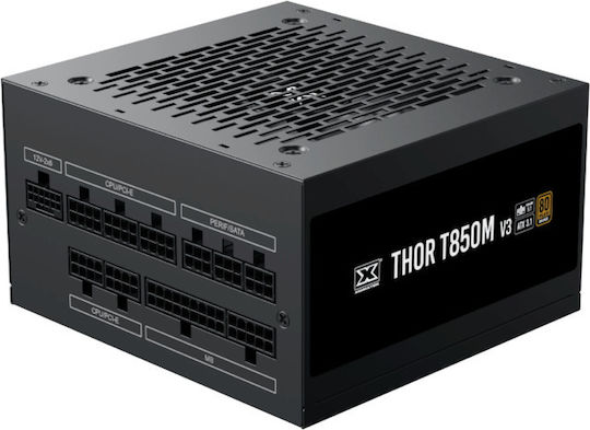Xigmatek Thor T850 V3 rev. 2.0 850W Черен Компютърно захранване Полумодулни