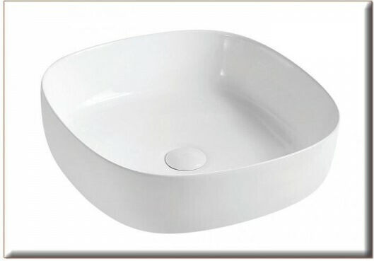 Gloria Viva Countertop Sink Porcelain 45x45x14cm White