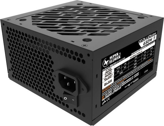 Super Flower Zillion DW 650W Weiß Computer-Netzteil Voll verkabelt 80 Plus Standard