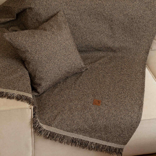 Borea Plexis Рифтари Фотьойл Chenille 150x180 см Кафяв