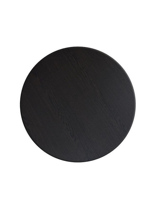 HomeMarkt 272 Round Table Surface Werzalit in Brown Colour 60x60x2.5cm