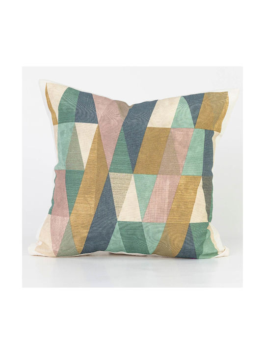 Borea Decorative Pillow Case Printed 45 From 100% Cotton Multicolour 45x45cm