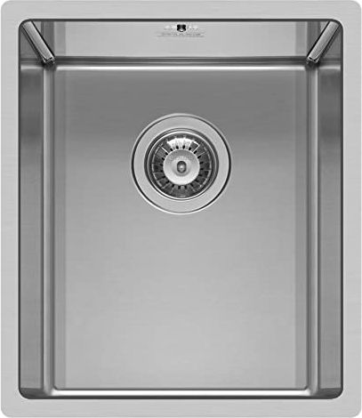 Pyramis Astris 1b 101028201 Flächenbündig montiert Spüle Inox Gebürstet B34xT40cm Silber
