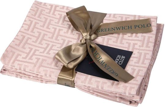 Greenwich Polo Club Πετσέτα Φαγητού Σετ 4τμχ 3007 Gold 40x40εκ.
