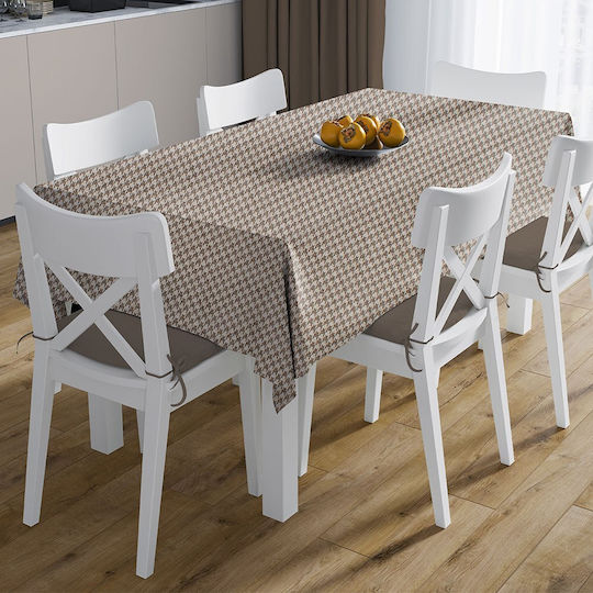 Dimcol Kariert Fleckabweisend Road Houndstooth 473 Beige 90x90cm