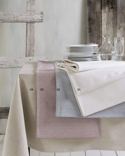 Rythmos Tablecloth Cotton Batavia 02 Grey 140x180cm