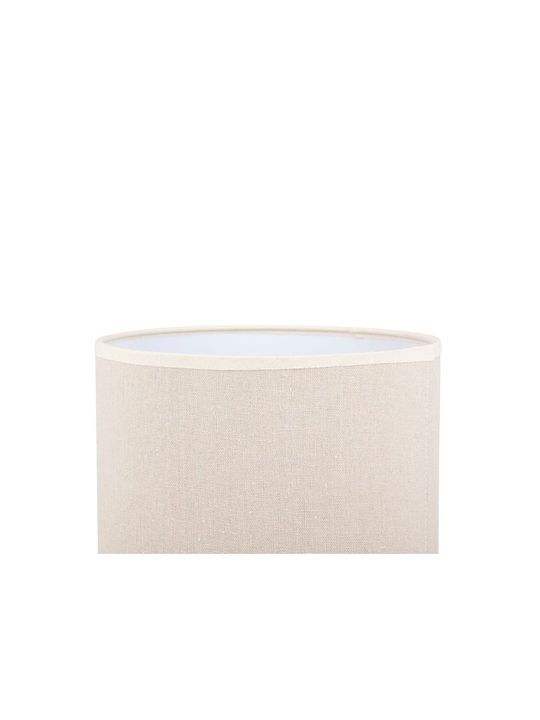 Ostaria Table Lamp from Rope for Socket E27 with Beige Shade and Base