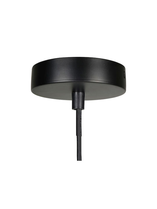 Ostaria Pendant Light Black with Rope for Socket E27