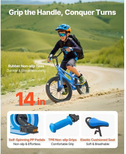 Vevor 14" Παιδικό Ποδήλατo BMX Μπλε