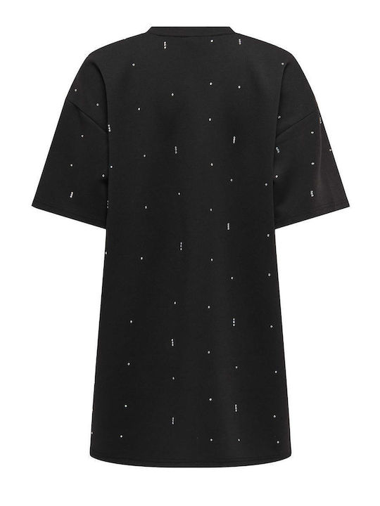 Rochie De Vară Mini De Seară Neagră