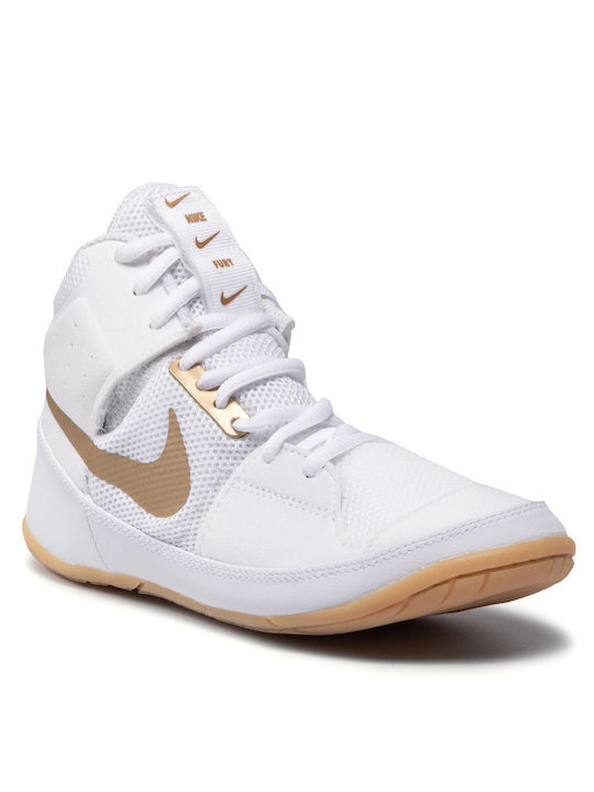 Nike Fury Παπούτσια Πυγμαχίας Λευκά Nike Fury Παπούτσια Πυγμαχίας Λευκά
