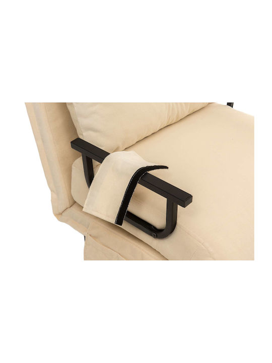 Sento Single Armchair Bed Cream 50x40x60cm