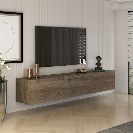 Έπιπλο TV Επιδαπέδιο Walnut 30x32x150εκ. Έπιπλο TV Επιδαπέδιο Walnut 30x32x150εκ.