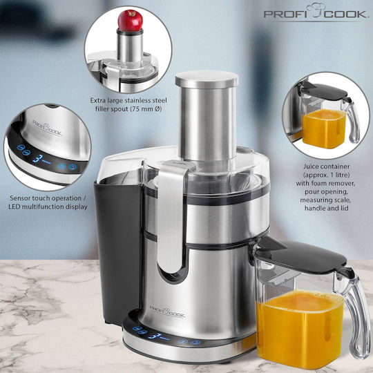 Profi Cook Pc-ae 1156 Αποχυμωτής 800W Γκρι