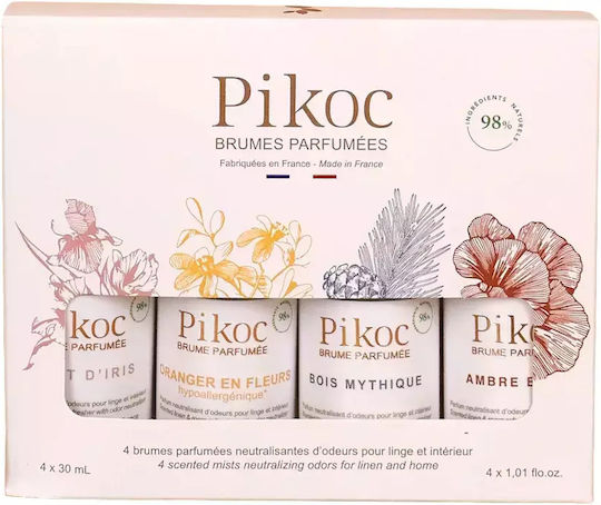 Pikoc Set Spray-uri Parfumate cu Aromă Nucă de cocos 30ml