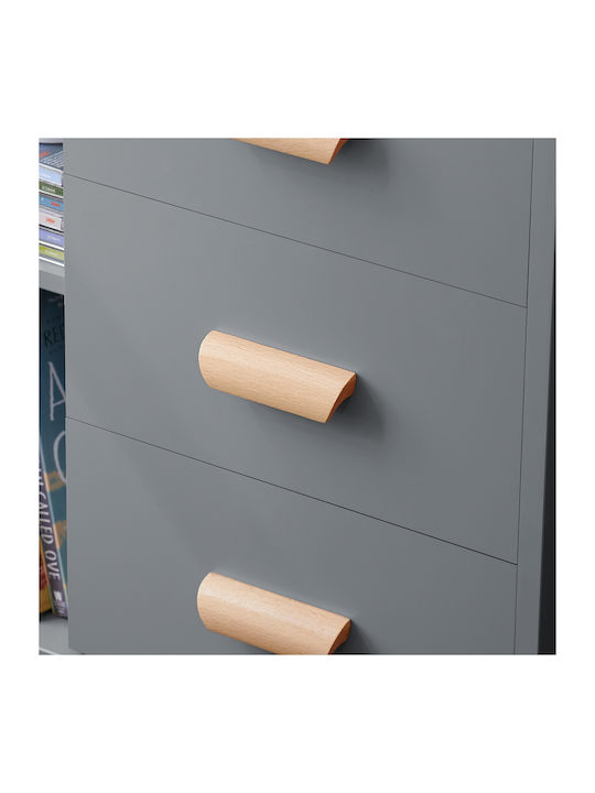 Nachttisch Holz Gray 48x40x60cm