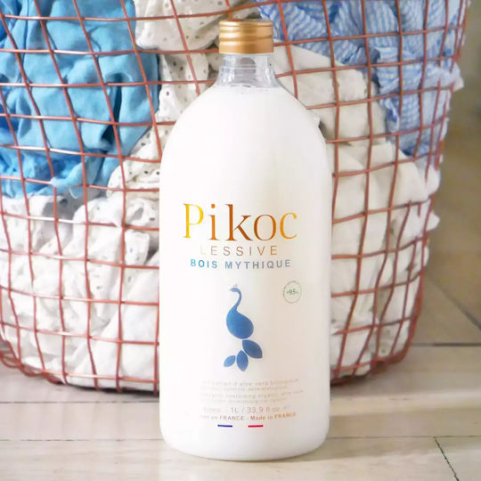 Pikoc Lichid Detergent pentru Sensibil, Culori & Alb Haine 1lt (30 Cupe de măsurare)