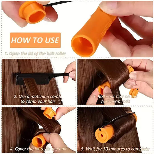 Rollers Cold Wave Rods 15mm 10pcs
