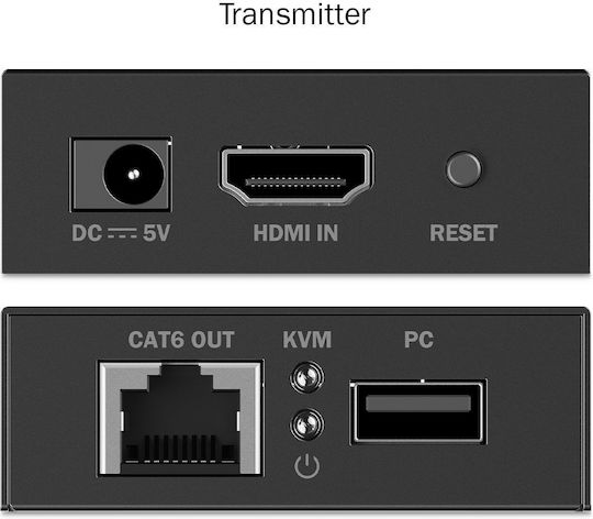 Digitus Ds-55357 Hdmi Kvm Extender Set 4k/30hz Black