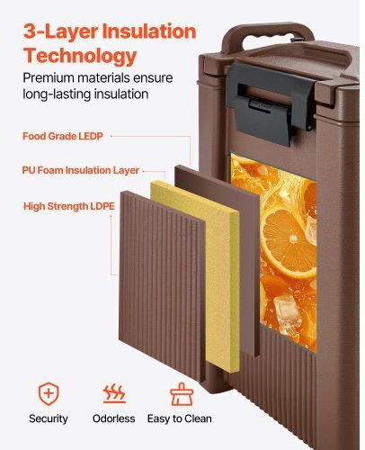 Vevor Heating Buffet Machine 42.5x25.7x65.5cm