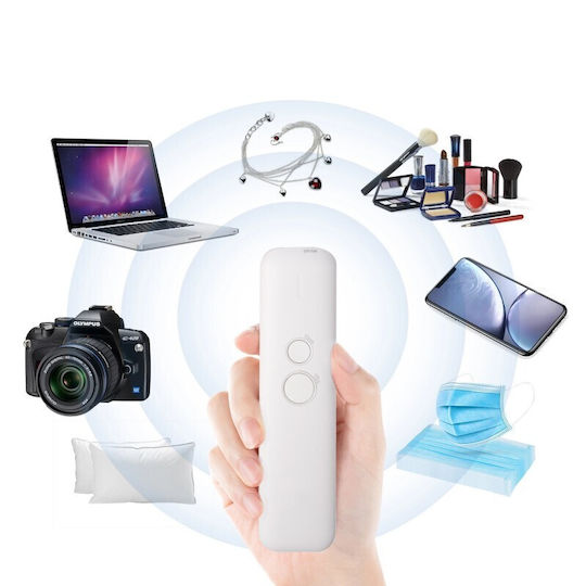 Portable 6-led Uvc Sterilizer Objects Timer Wand-type Lamp Usb Rechargeable 400mah 15x3.8 Cm