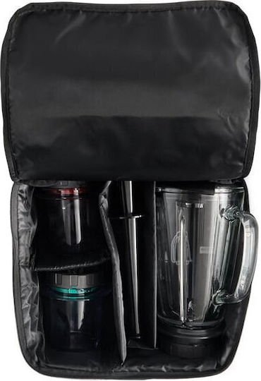 Set Accesorii 5-in-1 Tefal Coach Mix & Drink Robot de Bucătărie Tefal Xf650038 Dedicat Pentru Amestecare, Mixare, Măcinare, Tăiere, Zdrobire Gheață Negru