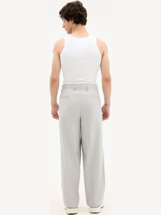 Herrenhose Elastisches Grau