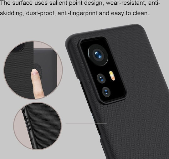 Nillkin Super Frosted Back Cover Plastic Black (Xiaomi 12/12x)