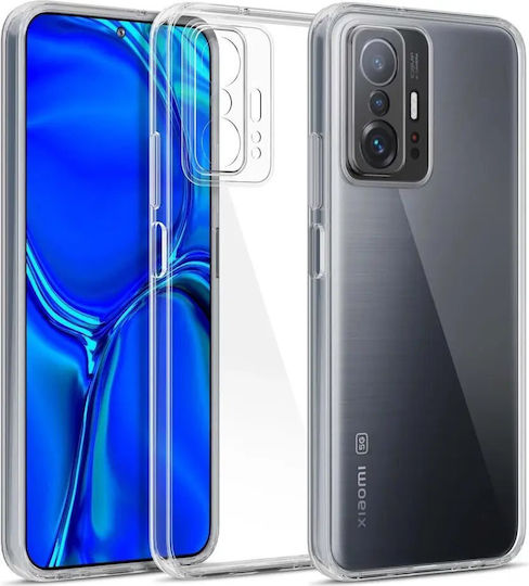 3MK Clear Back Cover Σιλικόνης 1.2mm Διάφανο (Xiaomi 11T / 11T Pro)