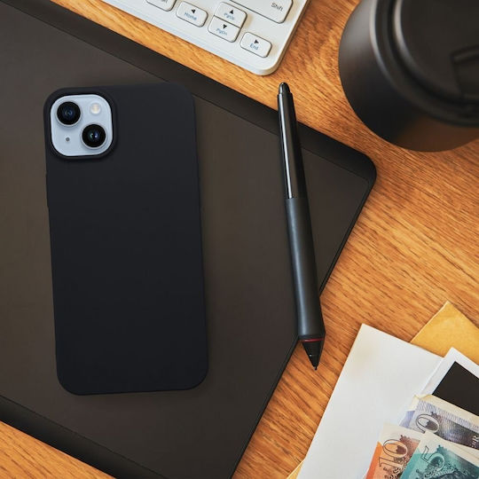 Umschlag Rückseite Silikon Schwarz (Moto G22Nokia G22)