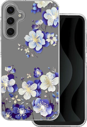 Floral Back Cover Σιλικόνης Διάφανο (Galaxy A15)