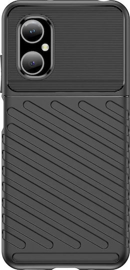 Hurtel Thunder Back Cover Silicone Black (Poco M4 5G)
