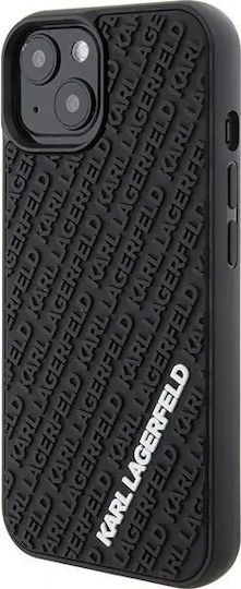 Karl Lagerfeld Karl 3D Logo Back Cover Plastic Black (iPhone 15)