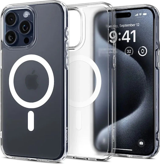 Spigen Ultra Hybrid MagFit Back Cover Πλαστικό 2mm Frost Clear (iPhone 15 Pro)