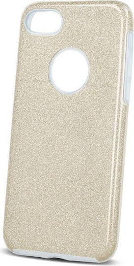 Glitter Back Cover Σιλικόνης Χρυσό (iPhone 8/7)