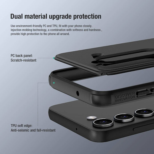Nillkin Super Frosted Shield Pro Back Cover Πλαστικό 0.5mm Μαύρο (Galaxy S23)
