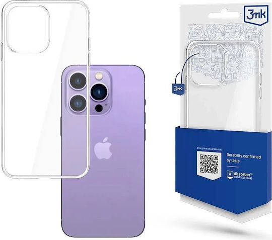 3MK Clear Back Cover Σιλικόνης 1.2mm Διάφανο (iPhone 14 Pro)