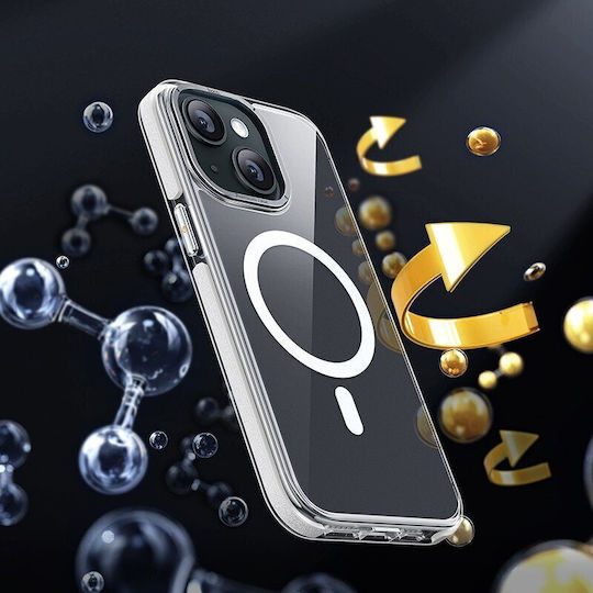 Hoco AS6 Back Cover Silicone 2mm Transparent Black (iPhone 15 Plus)