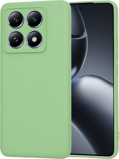 Techsuit Softflex Back Cover Silicone Green (Xiaomi 14T Pro)