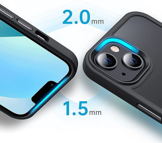 Tech-Protect Magmat MagSafe Back Cover Πλαστικό / Σιλικόνης 2mm Matte Black (iPhone 13 Pro)