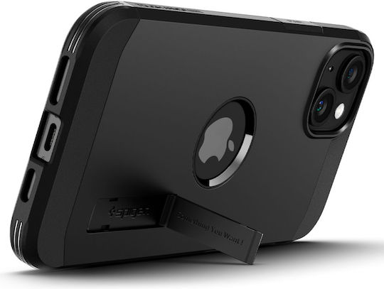 Spigen Tough Armor MagFit Back Cover Πλαστικό / Σιλικόνης 0.3mm Μαύρο (iPhone 15)