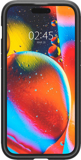 Spigen Tough Armor MagFit Back Cover Πλαστικό / Σιλικόνης 0.3mm Μαύρο (iPhone 15)