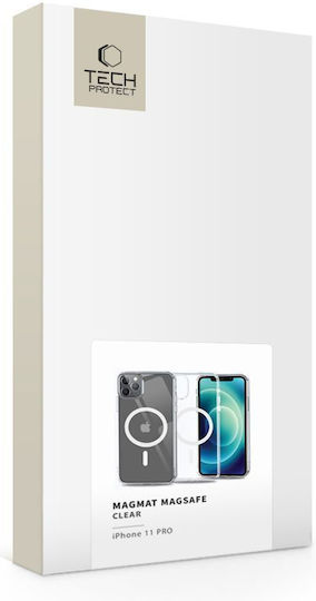 Tech-Protect Magmat MagSafe Back Cover Πλαστικό / Σιλικόνης 2mm Διάφανο (iPhone 11 Pro)