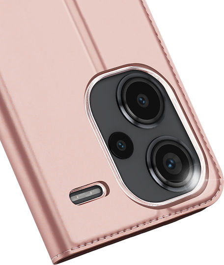 Dux Ducis Skin Pro Buchen Sie Synthetisches Leder / Silikon / Kunststoff Schwarz (Redmi Note 13 Pro+)