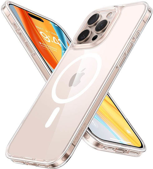 Torras Diamond-Mag Silikon Umschlag Rückseite 1.016mm Transparente (iPhone 16 Pro)