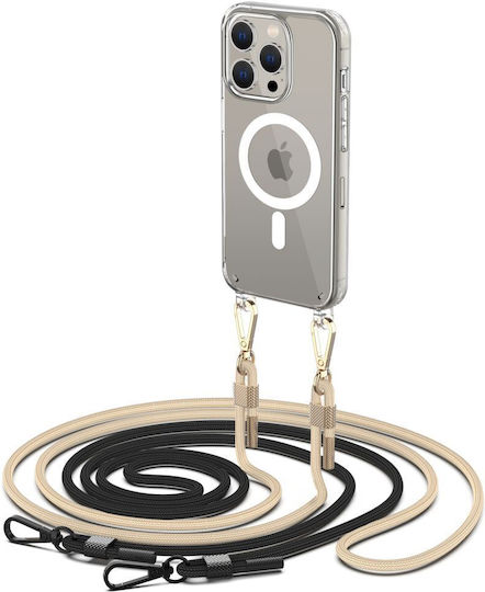 Tech-Protect Flexair Chain Back Cover Σιλικόνης / Πλαστικό Μαύρο (iPhone 15 Pro)