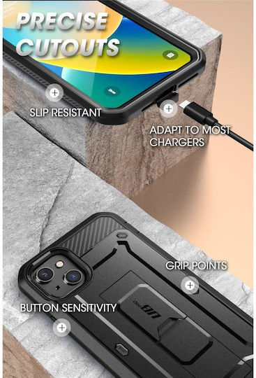 Supcase Unicorn Beetle Pro 360 Vollschutz Kunststoff Schwarz (iPhone 13)