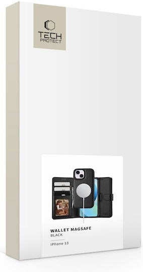 Tech-Protect Wallet Δερματίνης Μαύρο (iPhone 13)